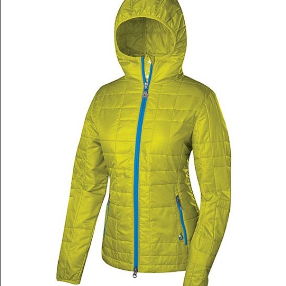 *NWT* Isis Lightweight Down Packable Nimble Jacket Bright Green